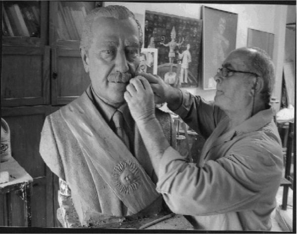 FalleciÃ³ el escultor de Mataderos, Oreo Dal Porto 