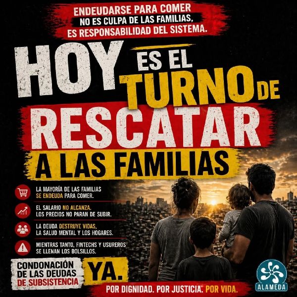 La Alameda propone  al Congreso de la Nación una ley para rescatar a las familias argentinas endeudadas 