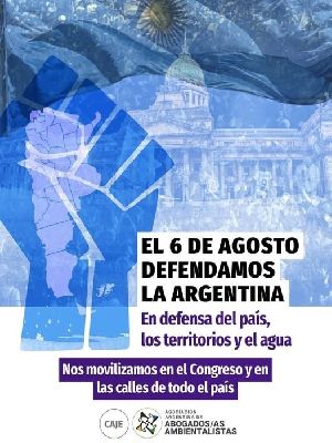 El 6 de agosto convocan a una multitudinaria movilización para oponerse a   la ley de extranjerización del territorio nacional 